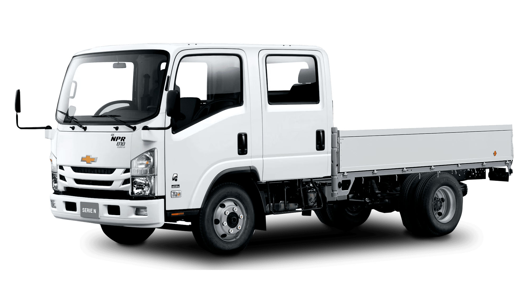 Camión Chevrolet NPR 818 DC color blanco