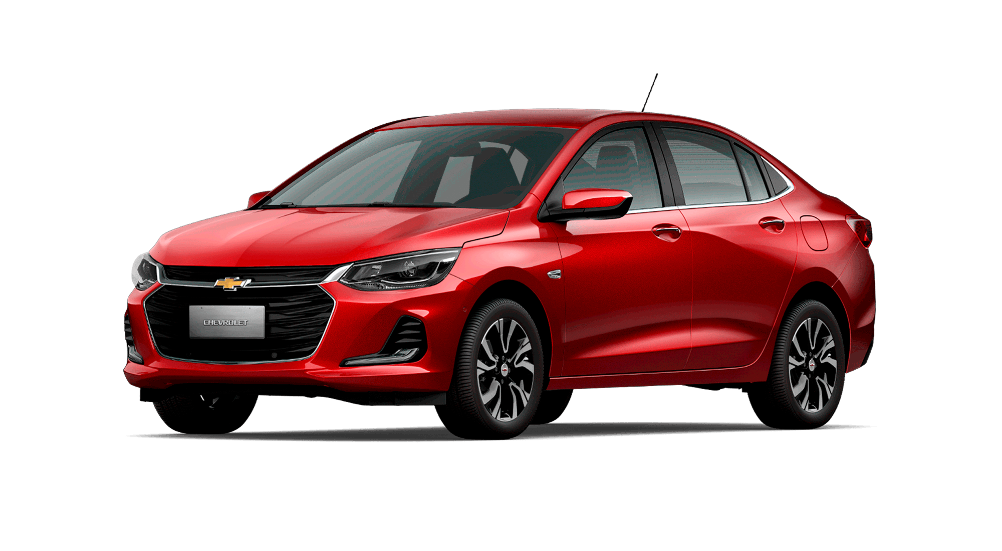Chevrolet Chile Onix turbo sedán rojo 