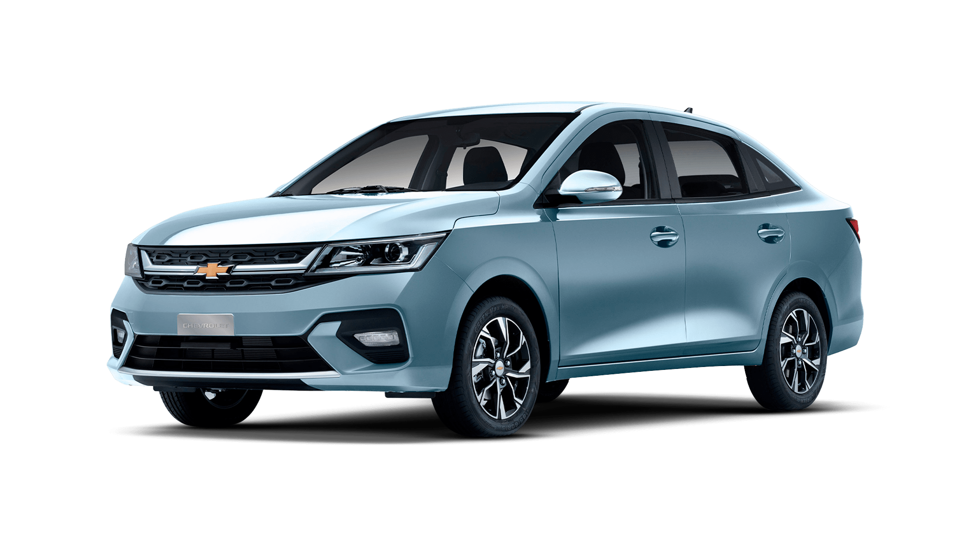 chevrolet chile sail sedan azul cielo metalico