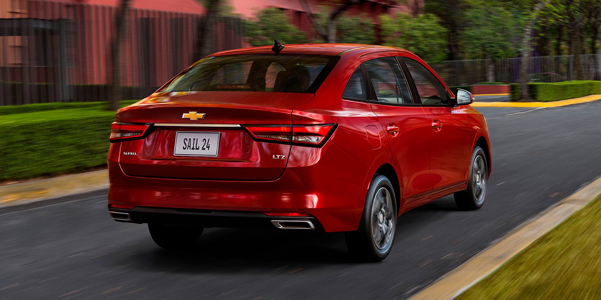 chevrolet chile sail sedan trasero