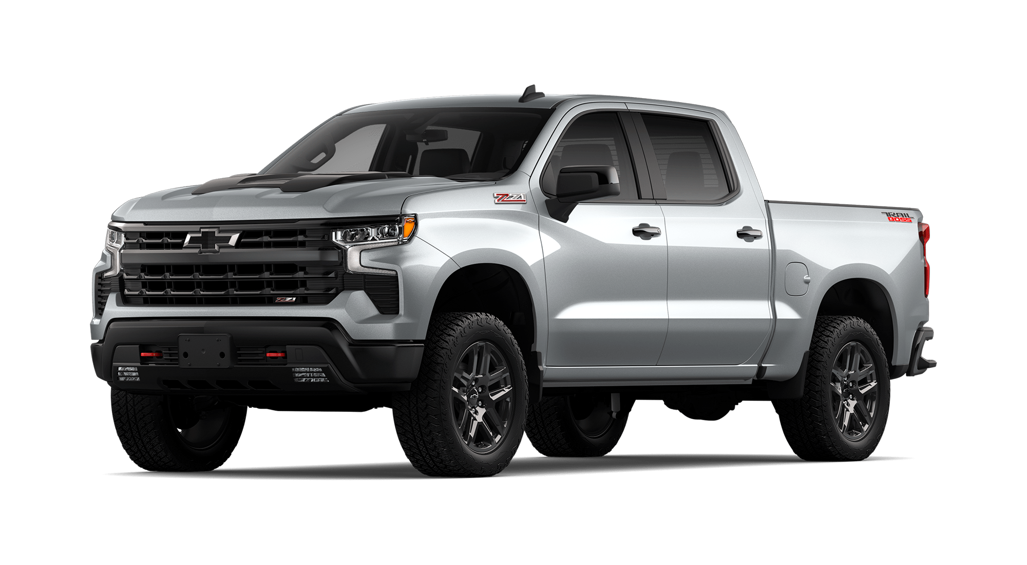 chevrolet chile silverado trail boss plata metálico