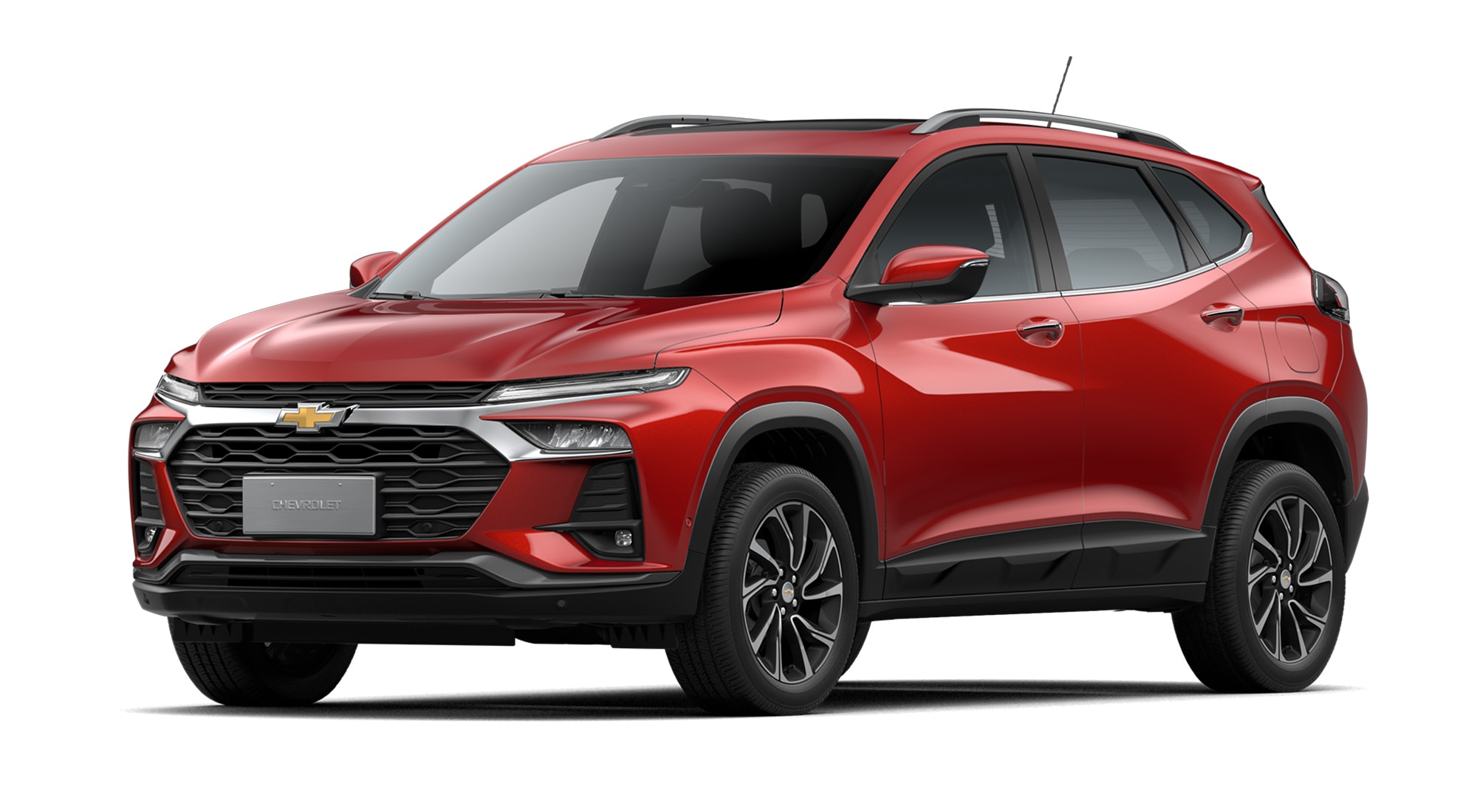 Chevrolet Tracker Premier en rojo burdeo metálico